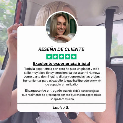 Numoya Cepillo alisador portátil - GoBrush PRO