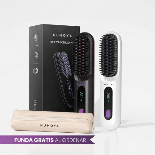 Numoya Cepillo alisador portátil - GoBrush PRO